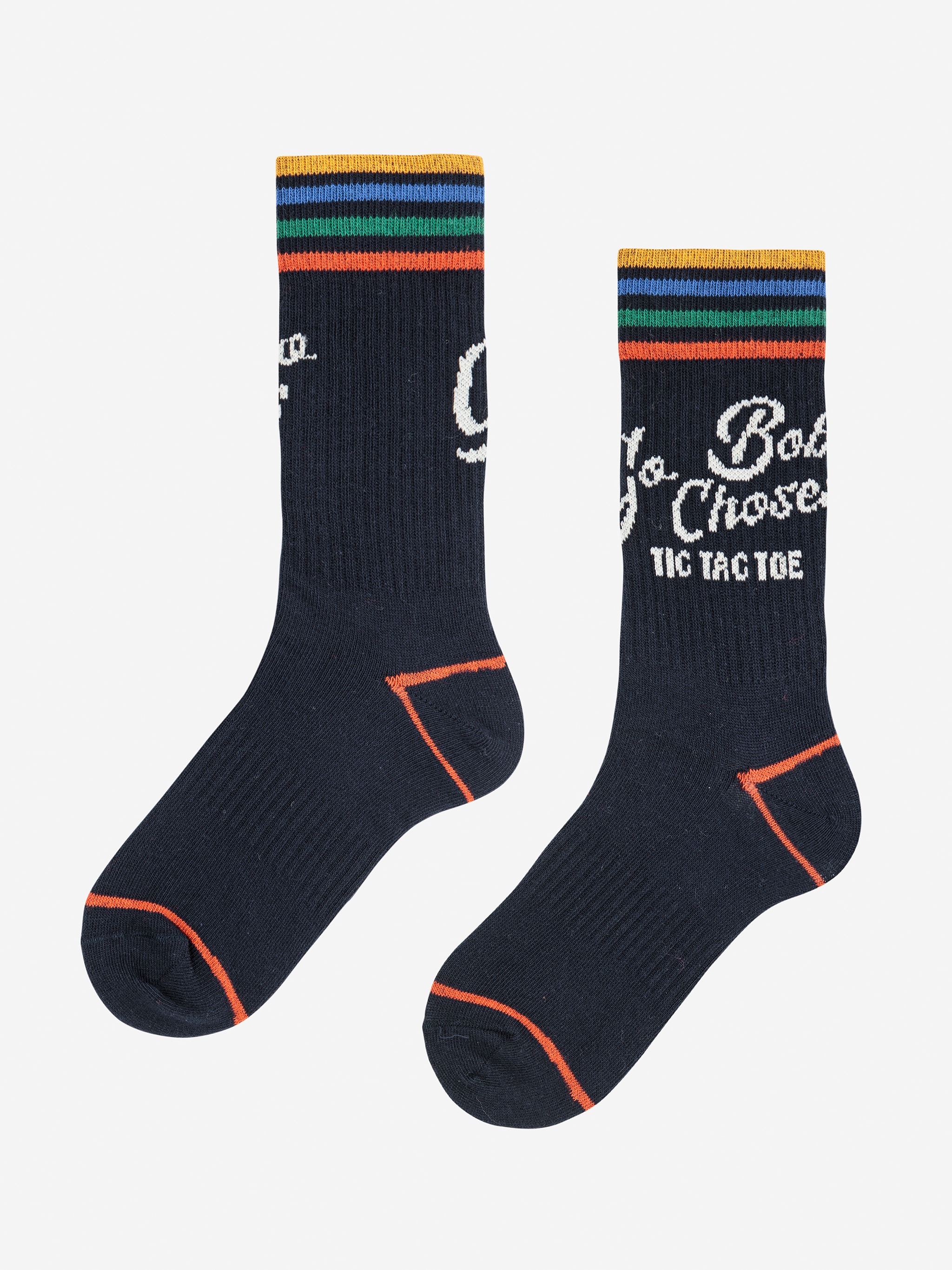 Go Bobo Navy Long Socks Midnight Blue
