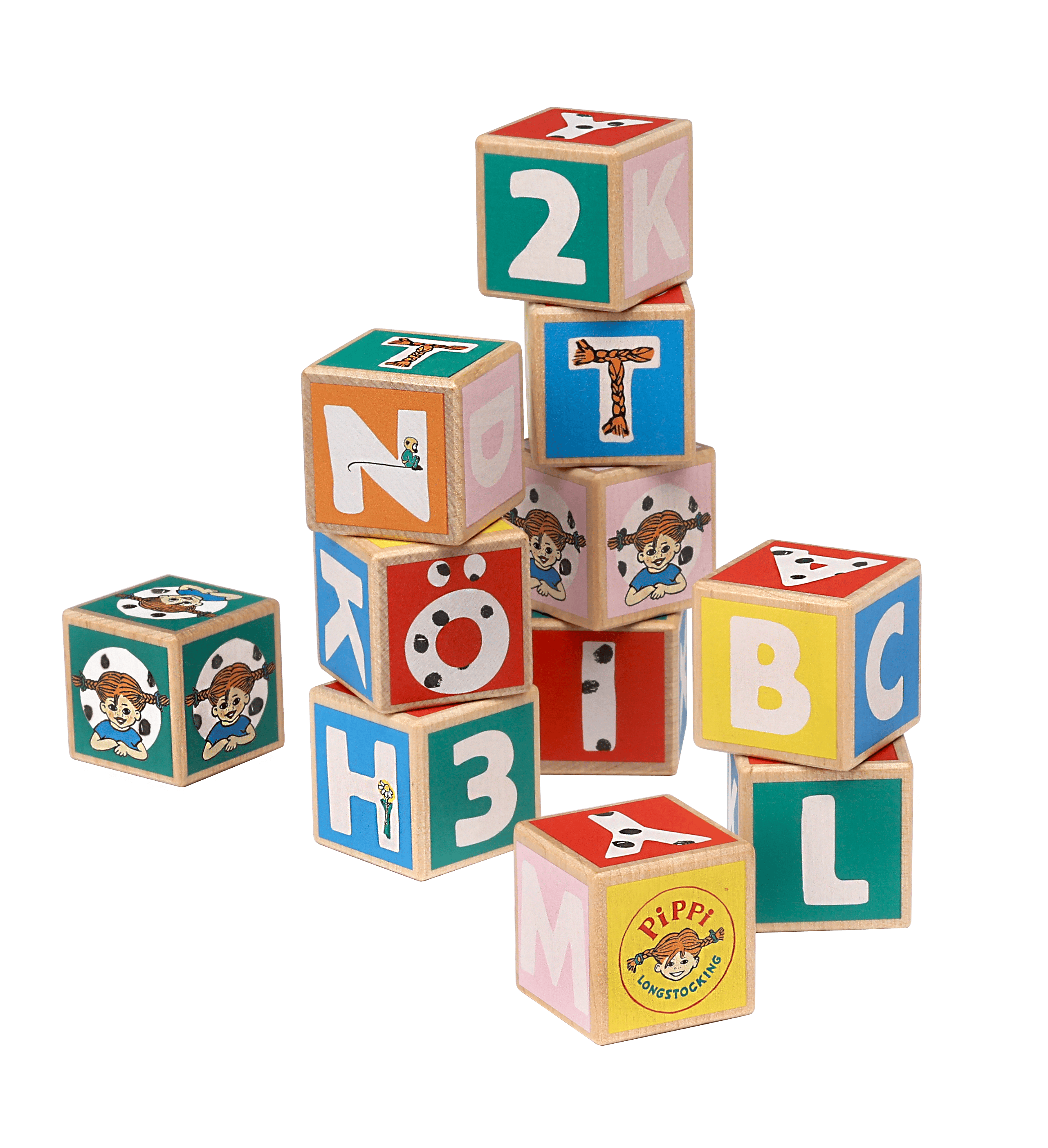 Pippi Bokstavsklossar 
