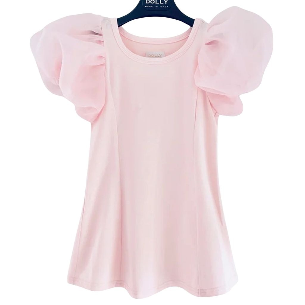 Organza Dress in Dolly Pink