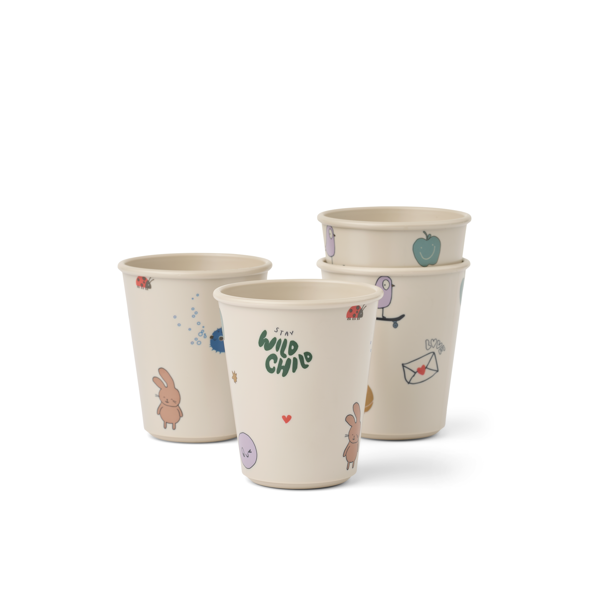Lana 4-pack Barnmuggar Tamtam Sandy