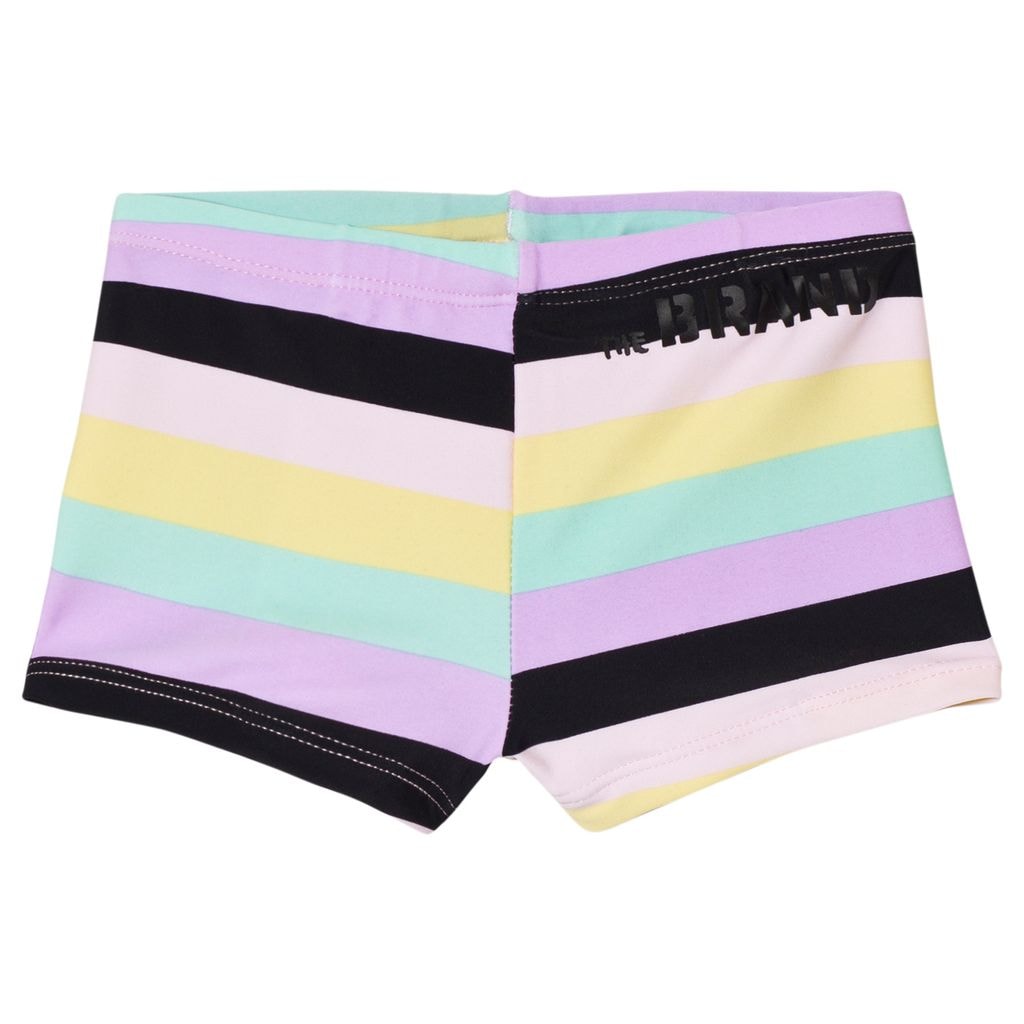 Swim Trunks Pastel Stripe