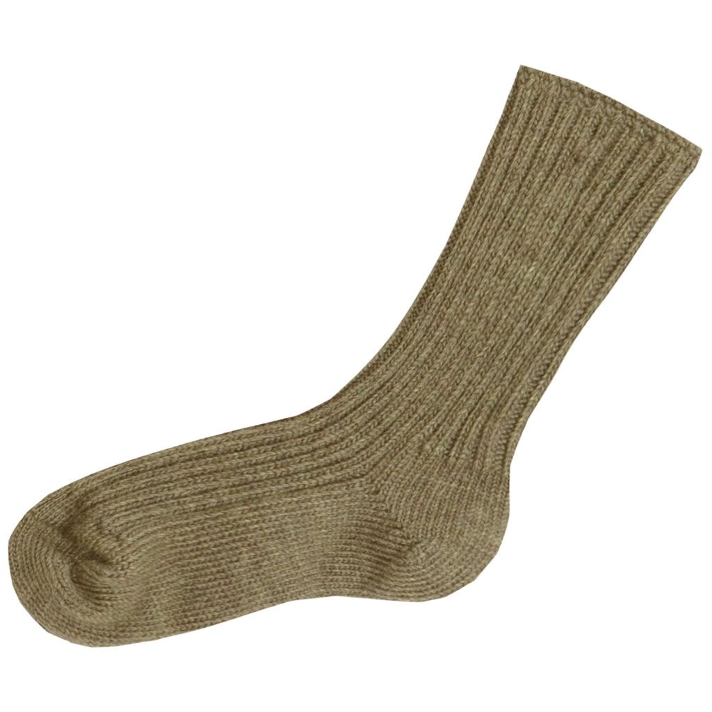Wool Socks Sand Melange
