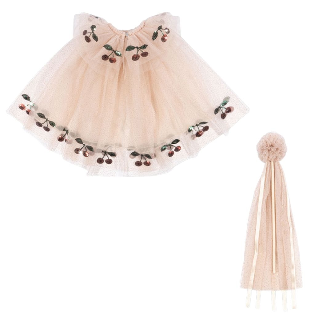Princess Sequin Cape Costume Gold Blush