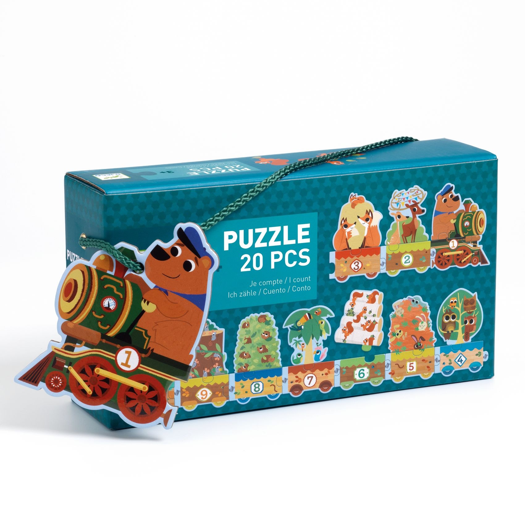 Number Train 1 To 10 Puslespill