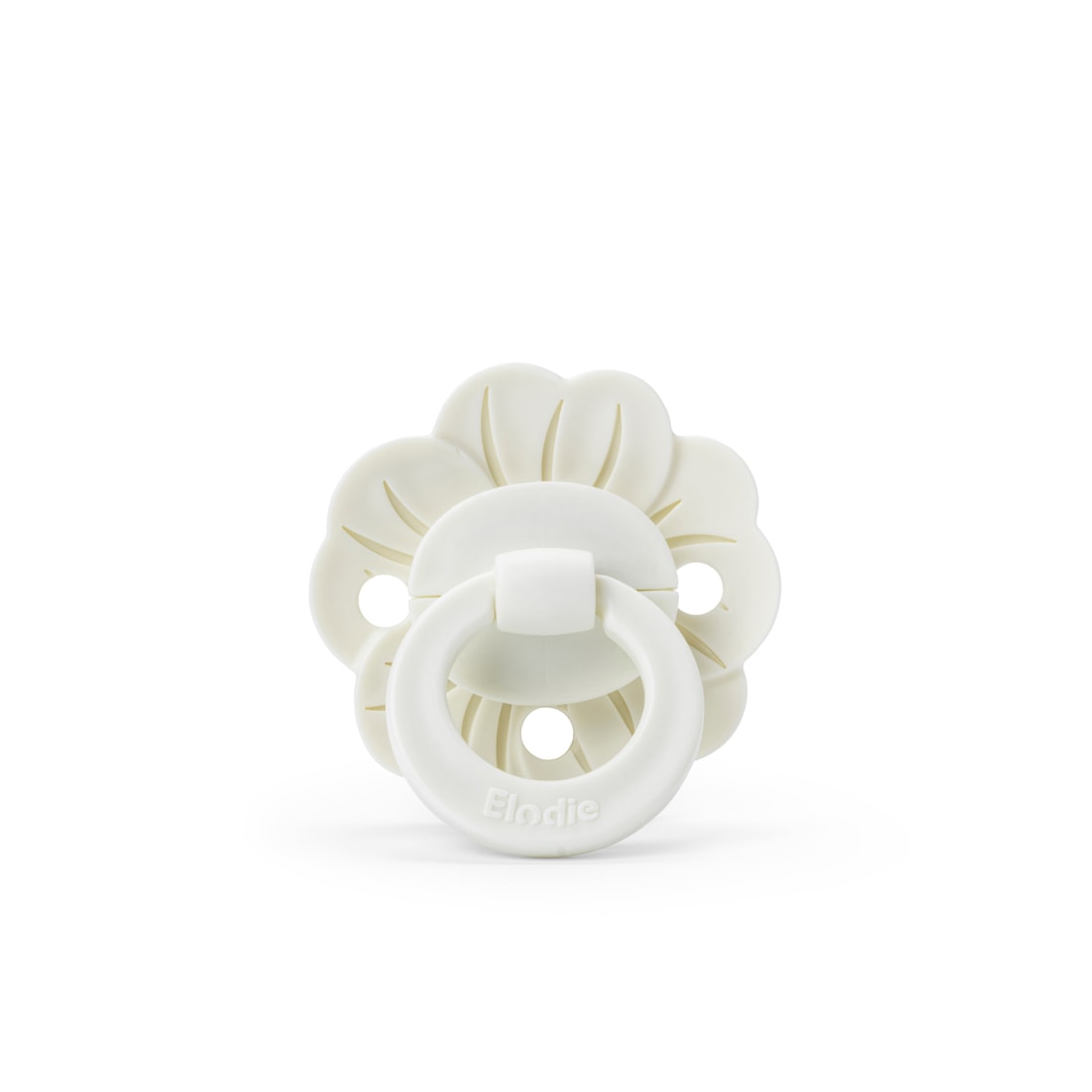 Binky Bloom Pacifier Vanilla White 