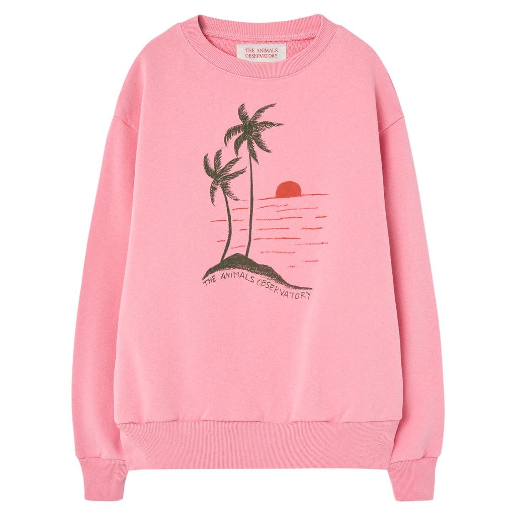 Bear Kid Sweatshirt Pink