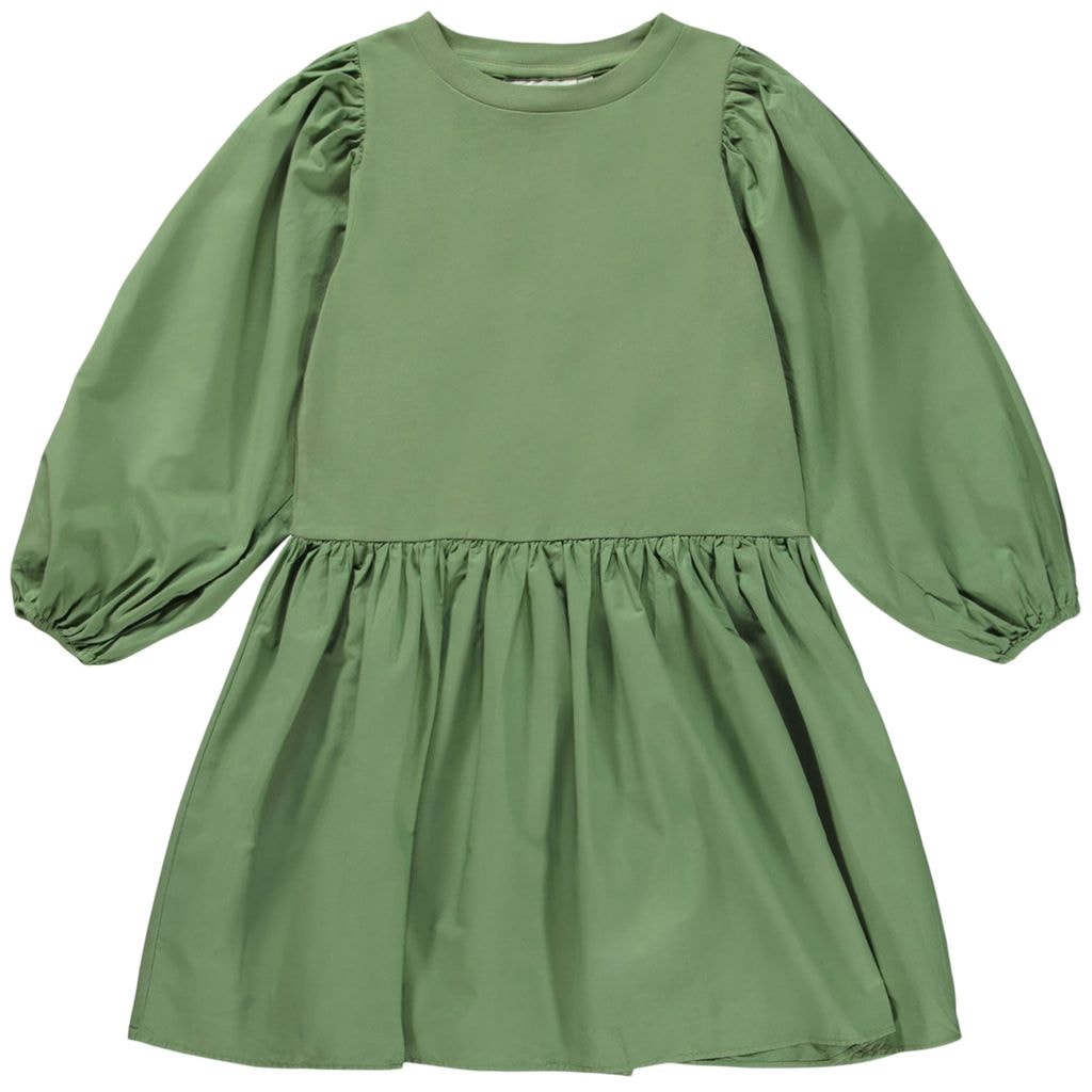 GOTS Cosette Dress Moss Green