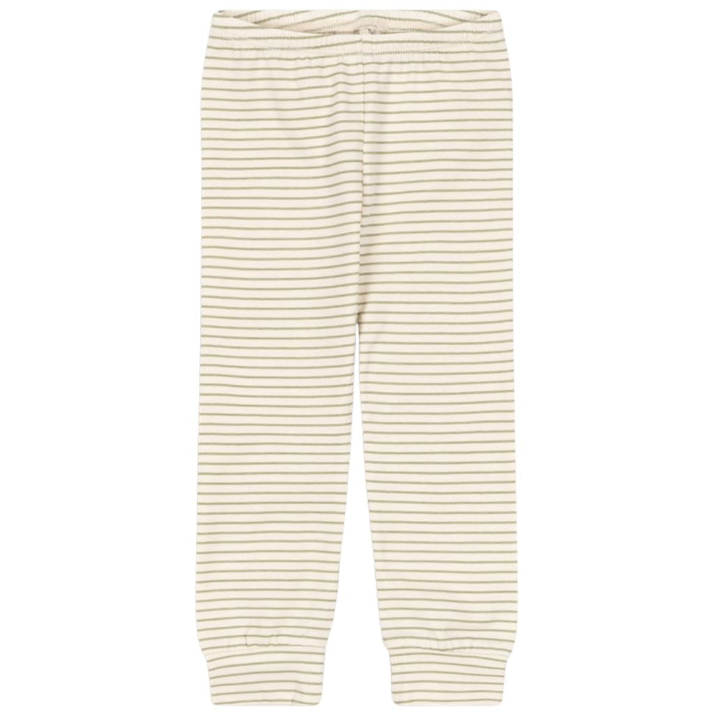 GOTS Basic Pants Tea Stripe