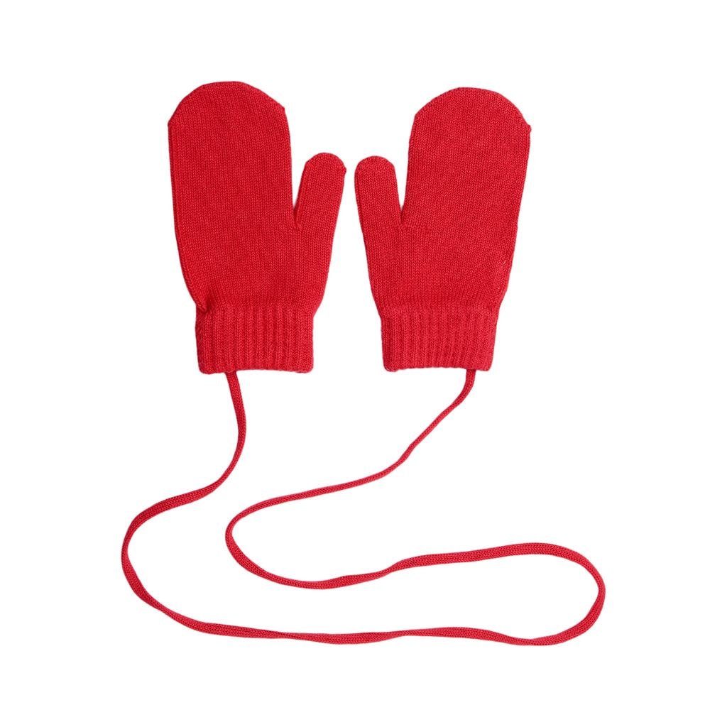 Bobo Choses Baby Mittens Red