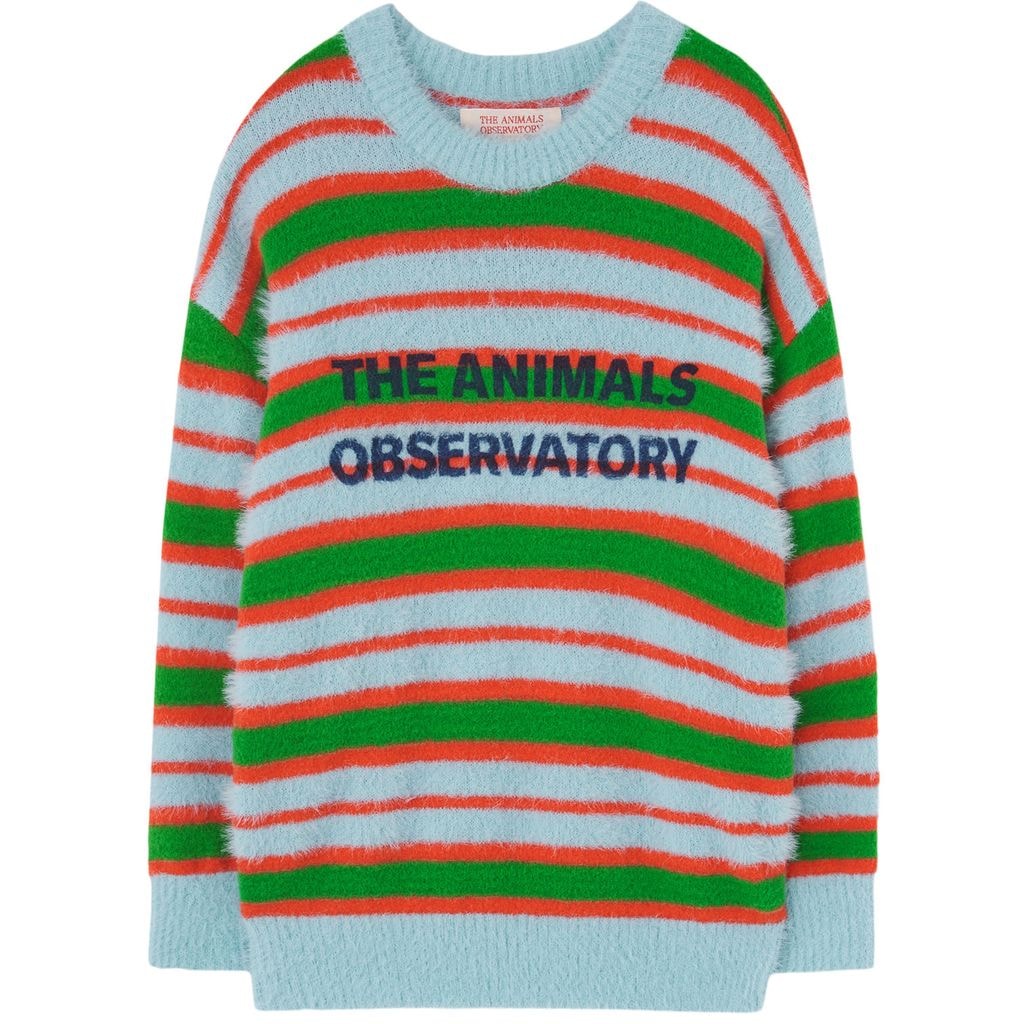 STRIPES BULL Knit sweater Soft Blue