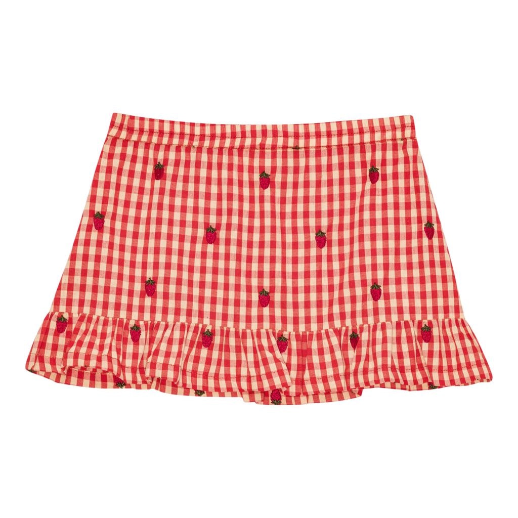 Molly Skirt in Berry Gingham