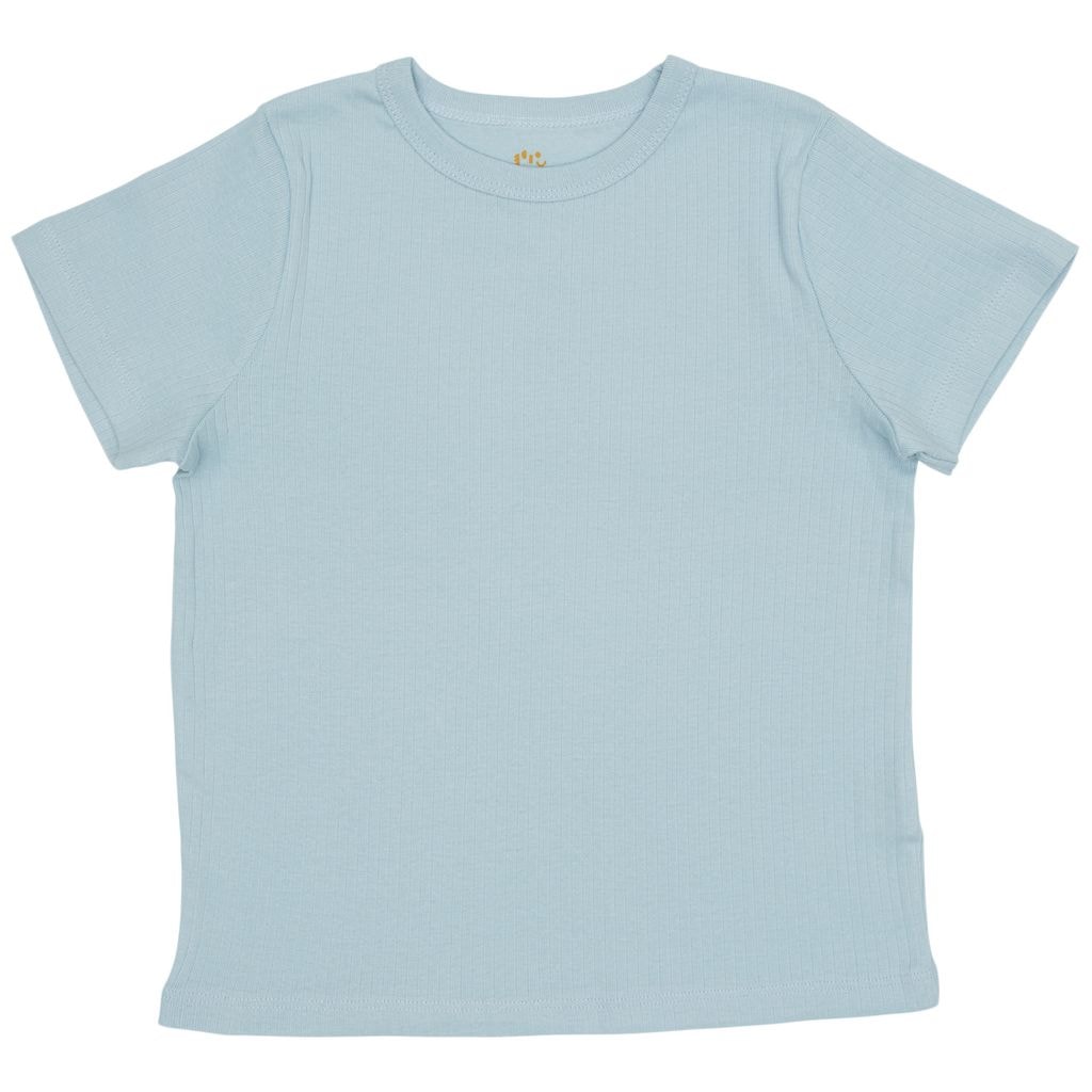 Ribbed T-Shirt Light Blue