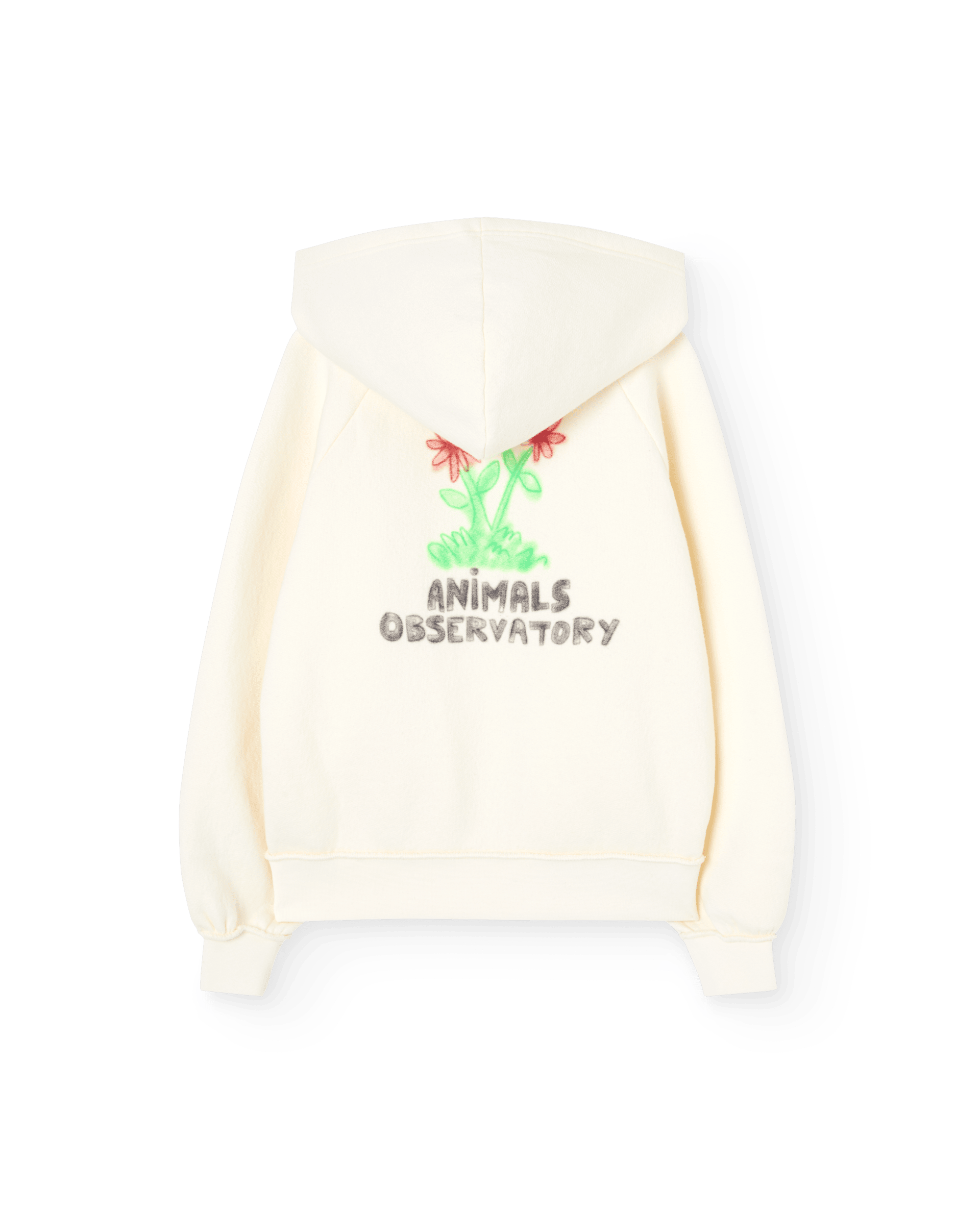 Beaver Hoodie Raw White