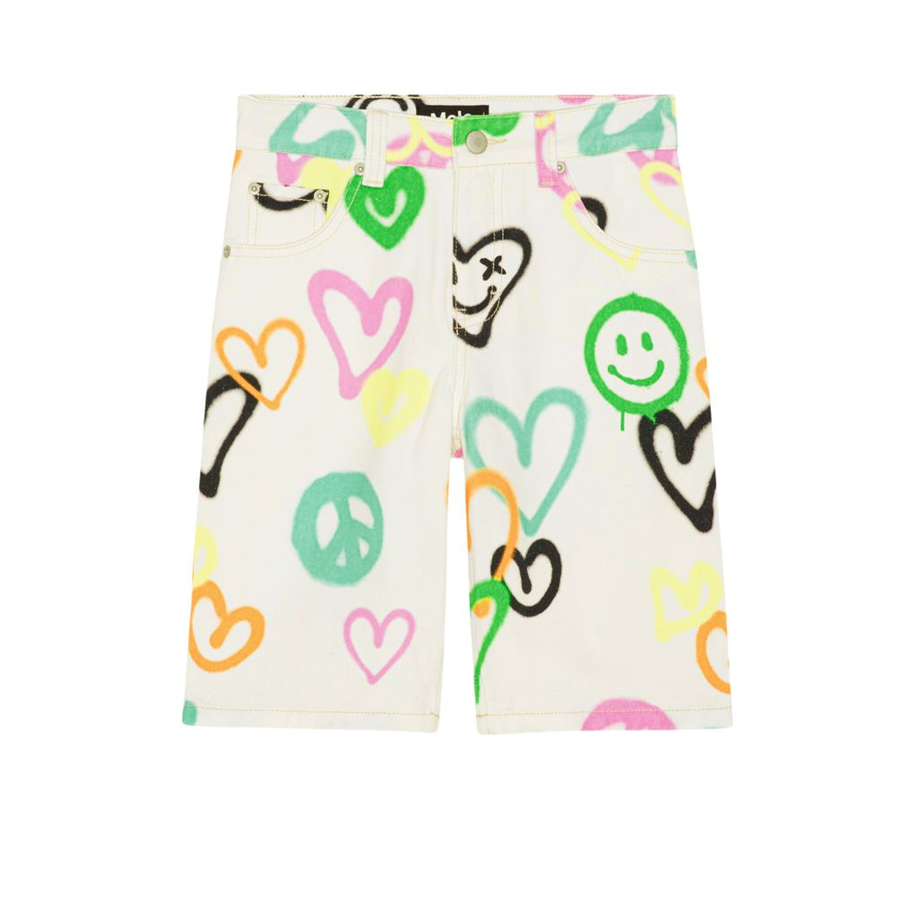 Art Shorts Heart Colors