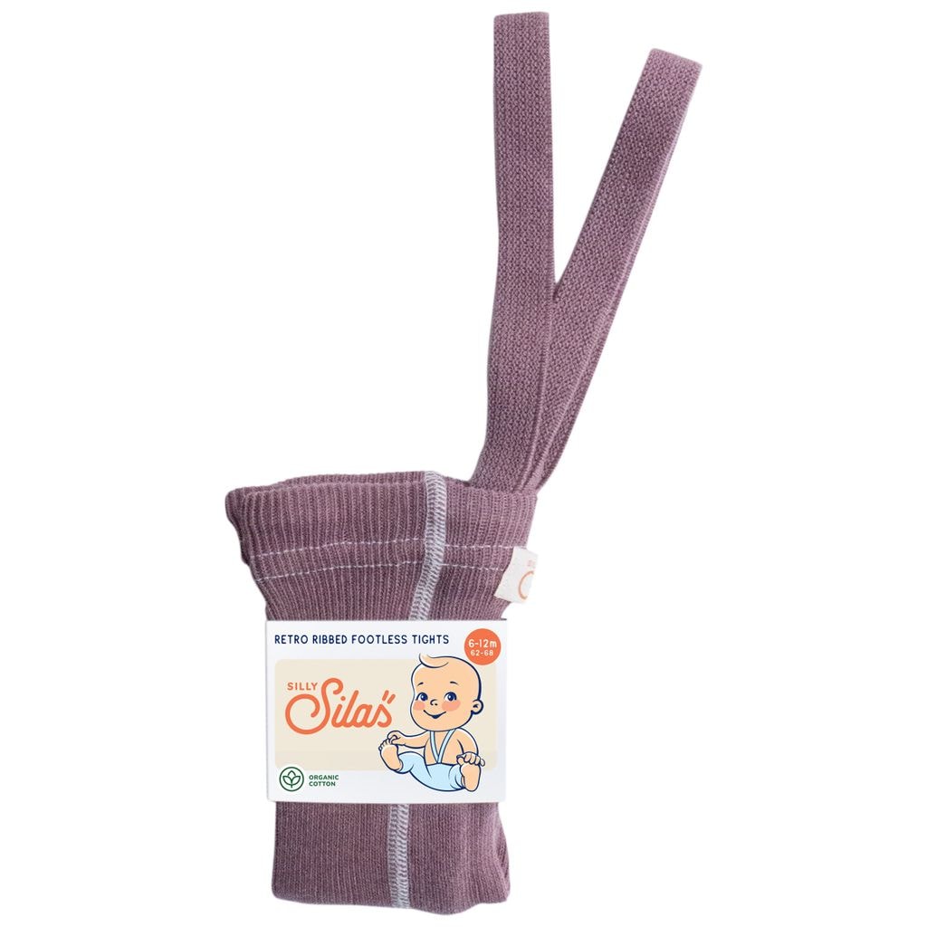 GOTS Organic Footless Tights Açaí Smoothie 