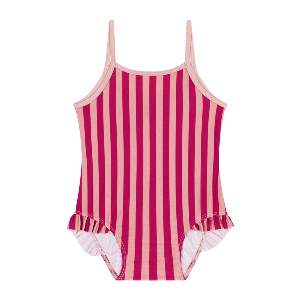 Striped Swimsuit Pink