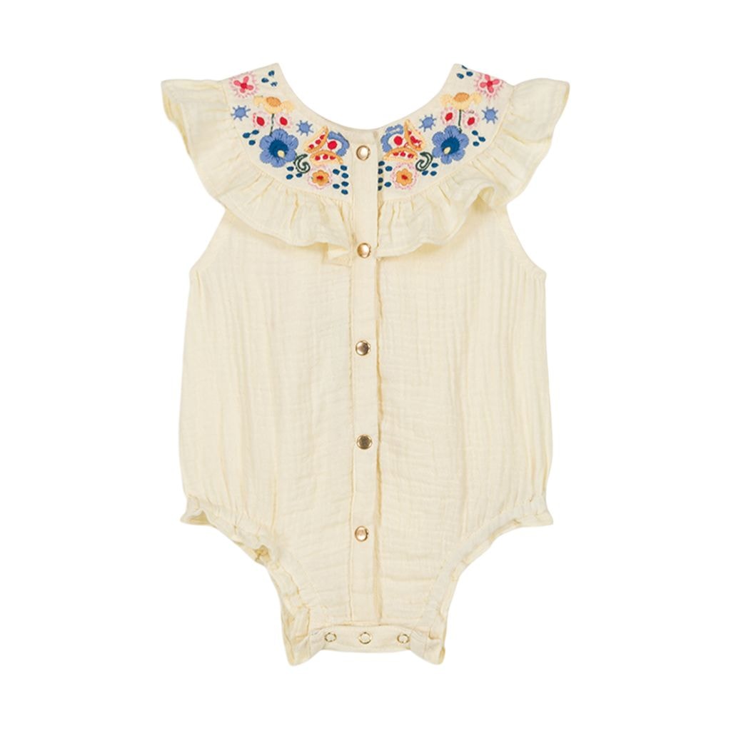 Jade Romper Lemon