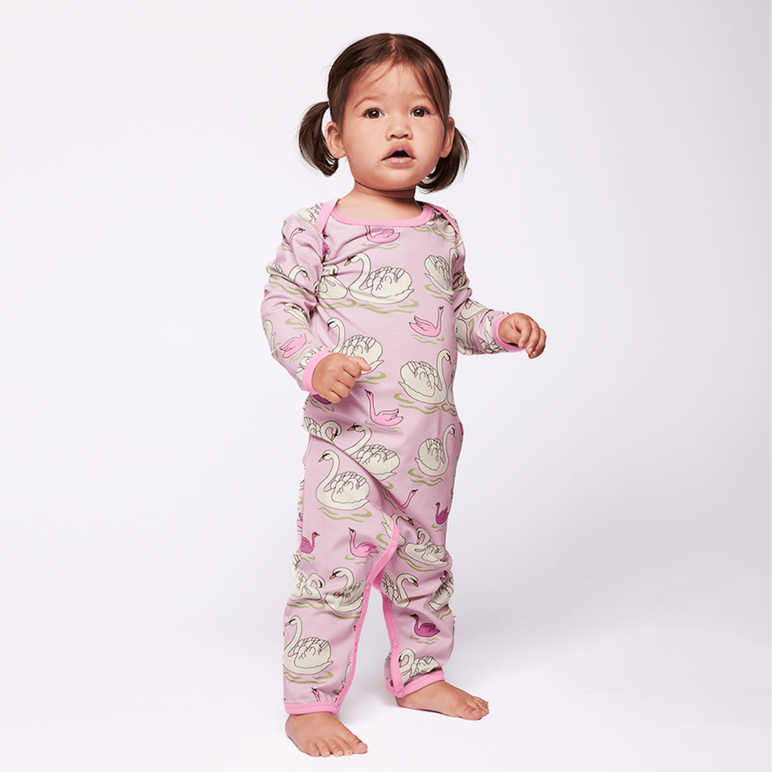 Ulm Långärmad Onesie Blush Cream