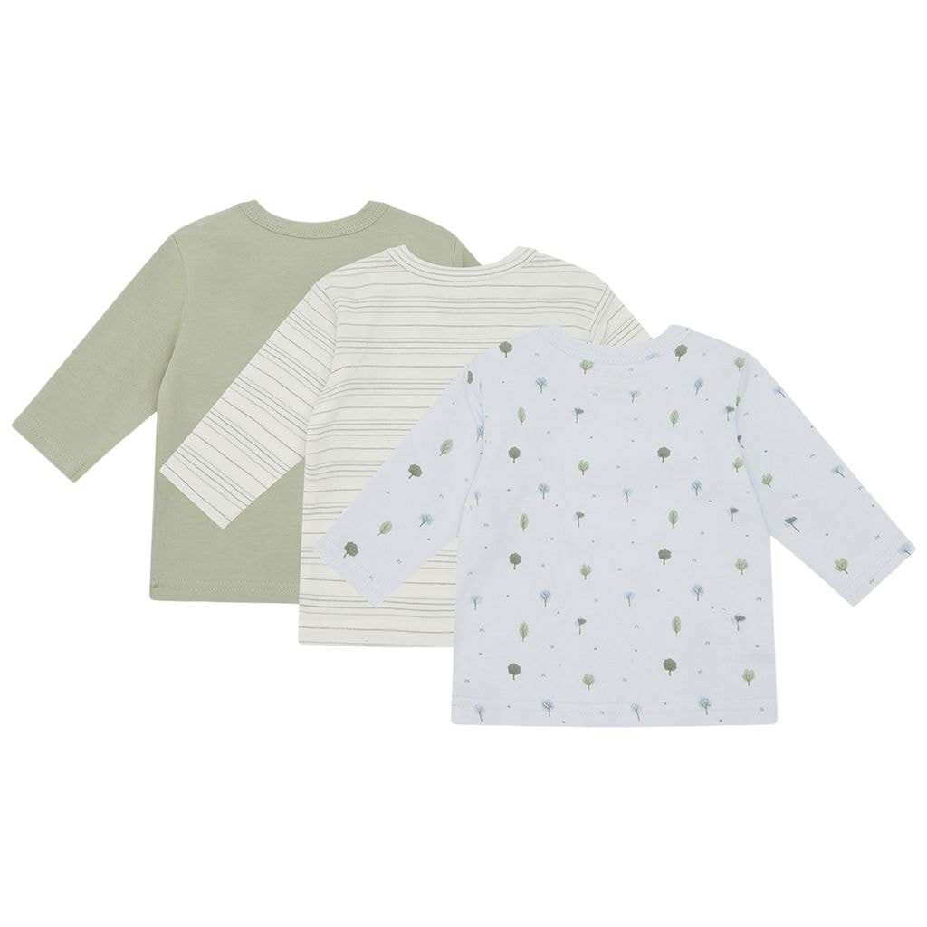 Amar 3-Pack Långärmad T-shirt Green Sage