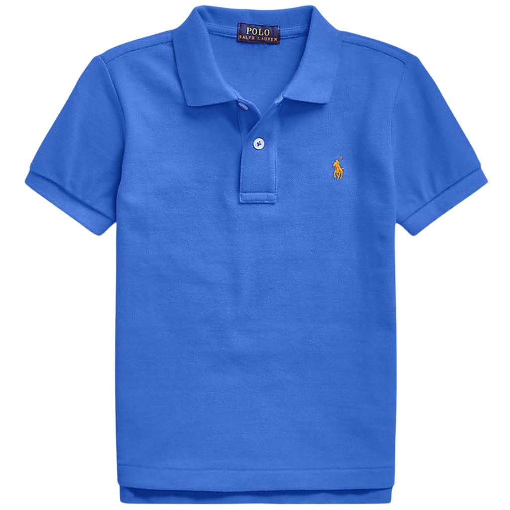 Branded Polo Shirt Blue