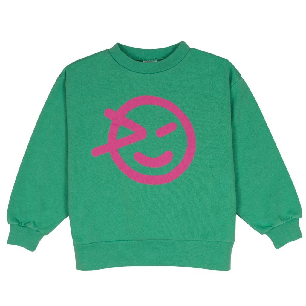 로고 박힌 스웨트셔츠 Punch Green