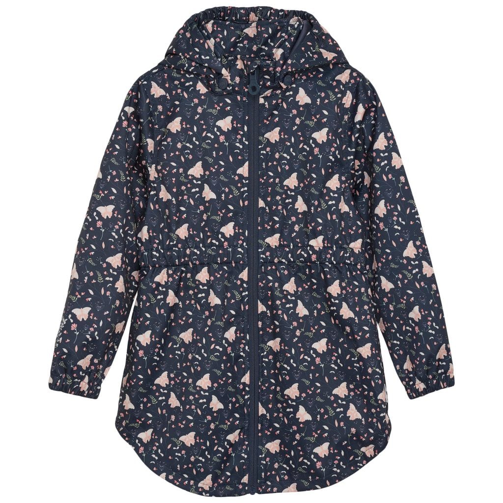 Blomstret Softshell Jakke Blue Nights