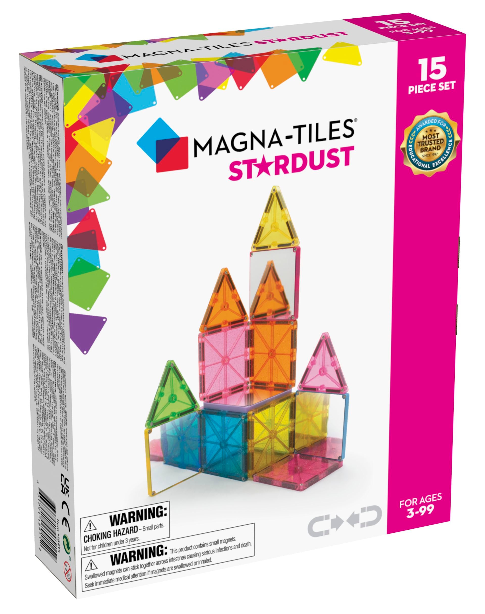 MAGNA-TILES Stardust 15 Pcs Stardust