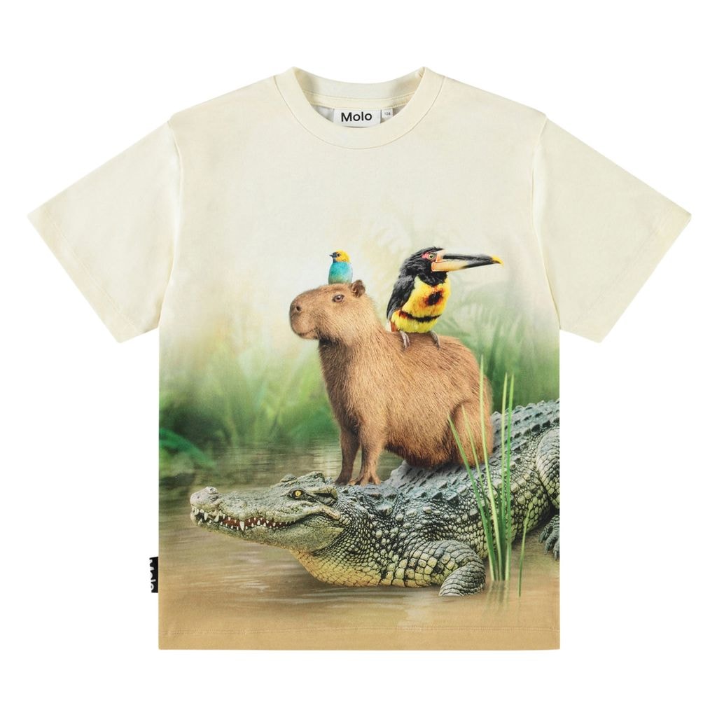 Rubin Short Sleeve T-Shirt Capybara Chill