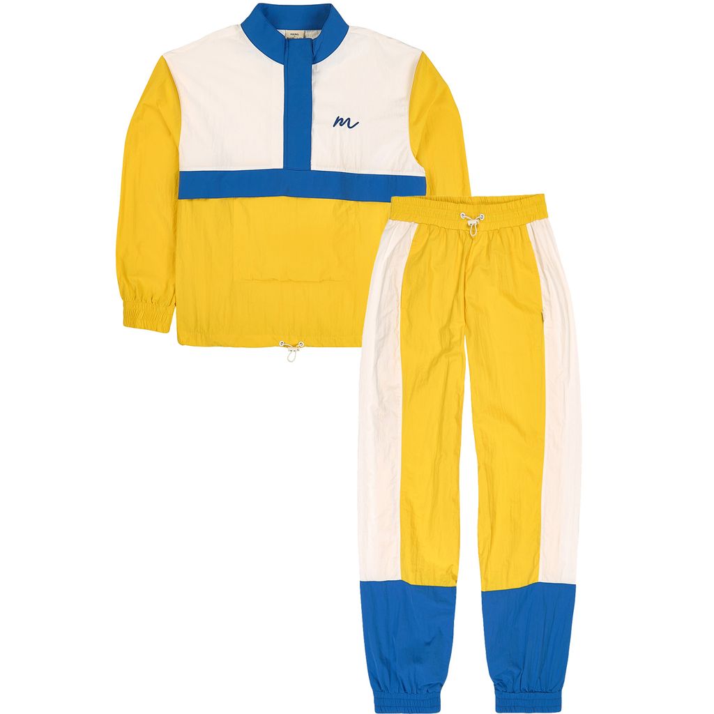 Kuling x Maja Mama Colorblock Träningsställ Lemon/Klein