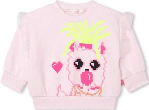 Graphic Sweatshirt Pale Pink