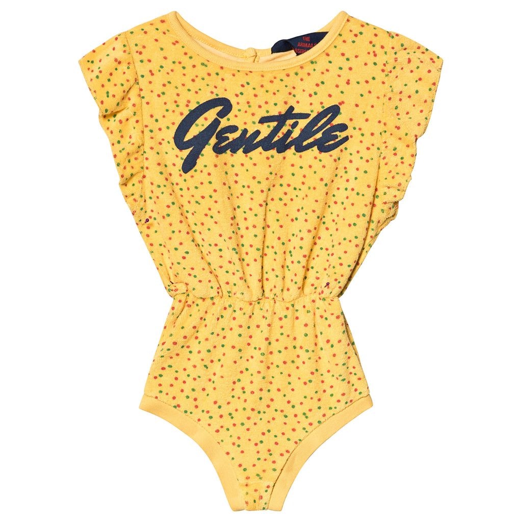 Koala Kids Romper Yellow Dots