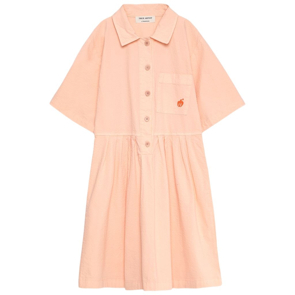 Nº13 셔츠 드레스 Soft Salmon