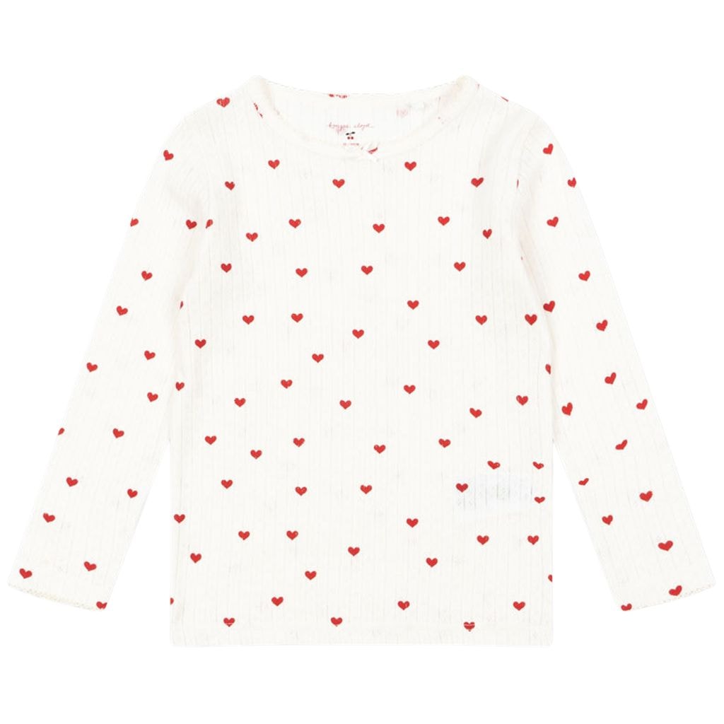 GOTS Minnie Långärmad Topp Amour Rouge