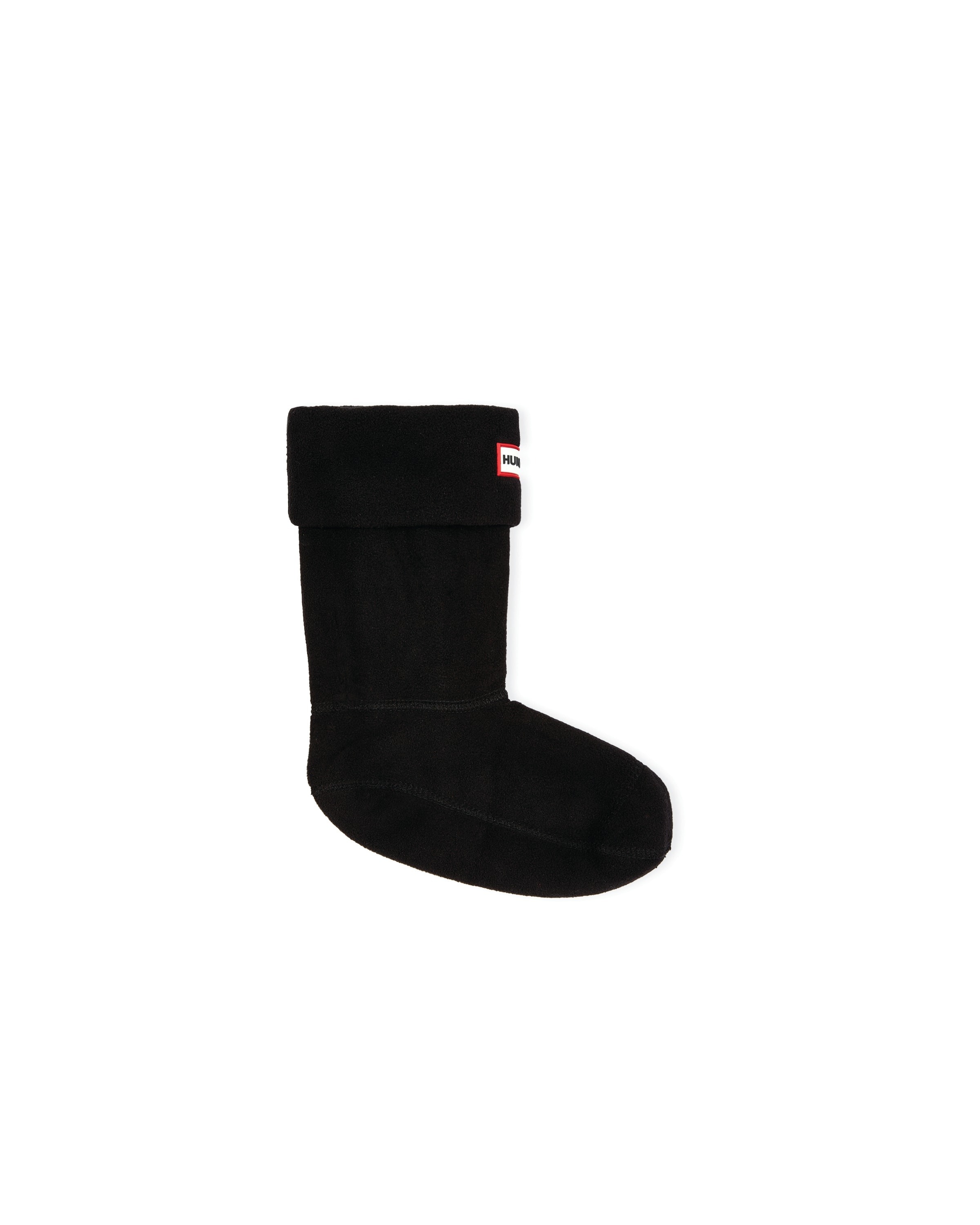 Kids Fleece Boot Socks Black 