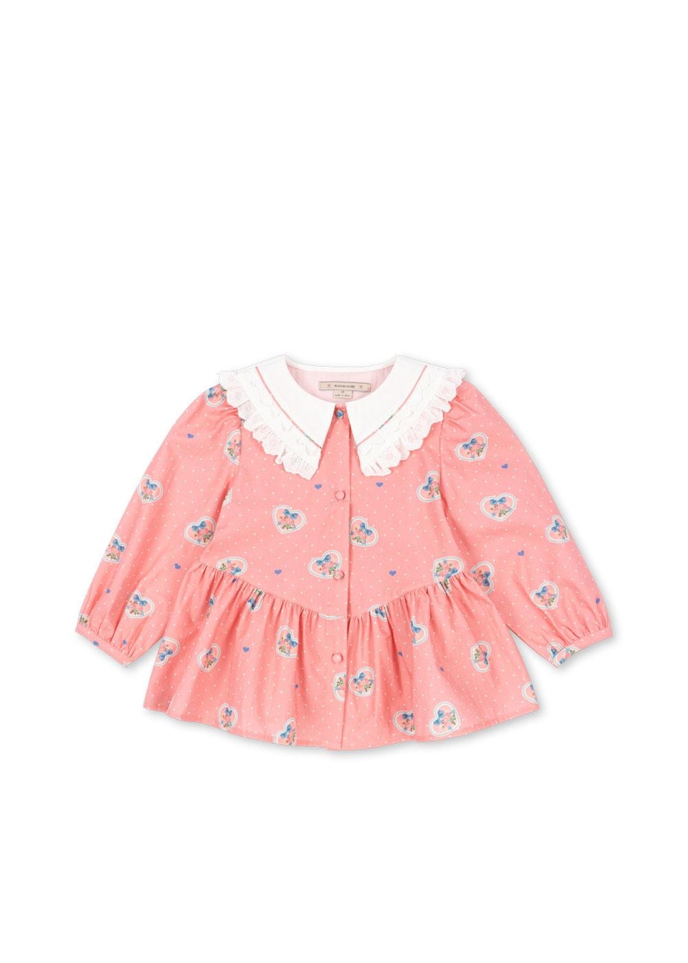 Coeur Collar Shirt Gots Cher Coeur Rose