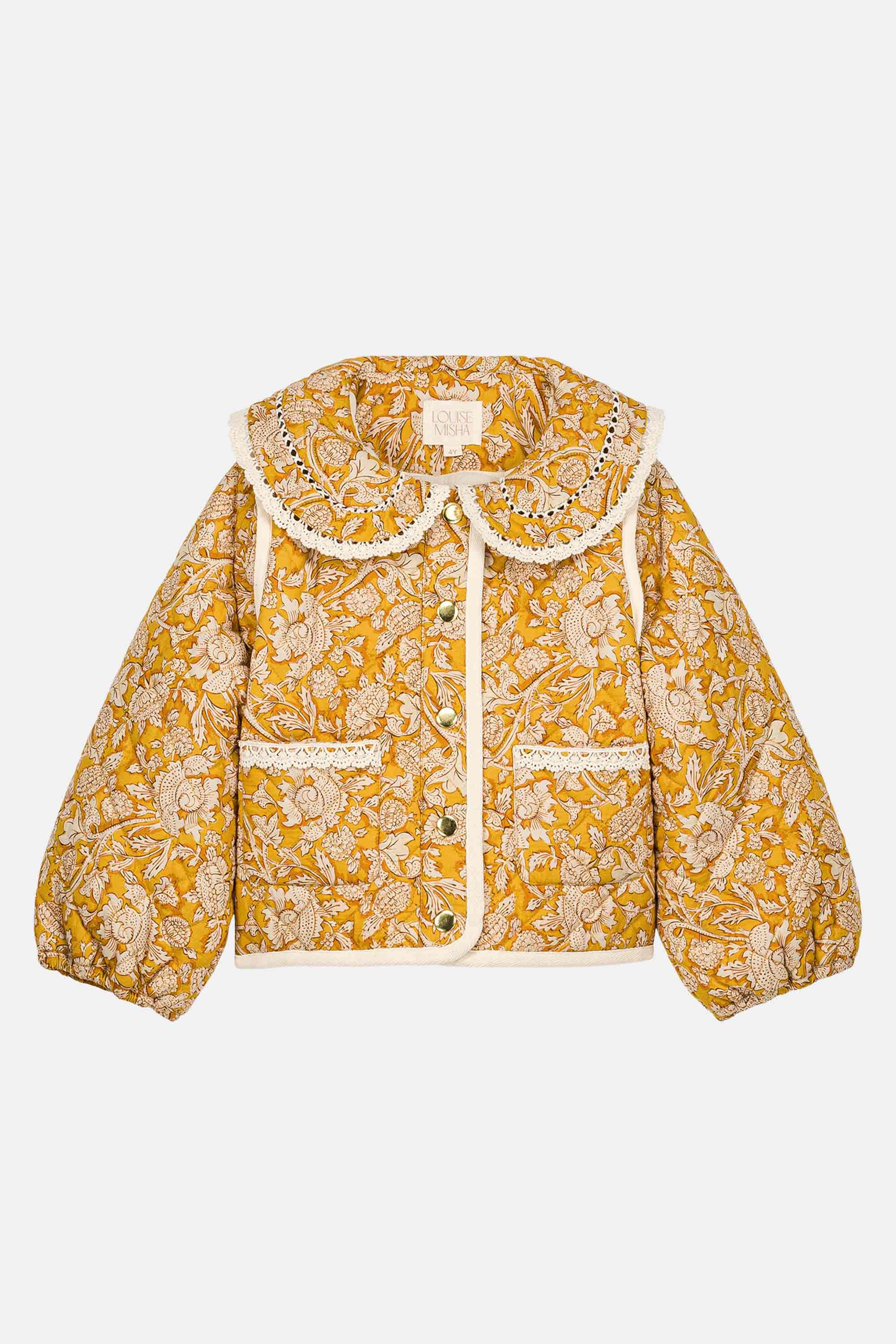 Joulia Woven Jacket Honey Mountain Avens