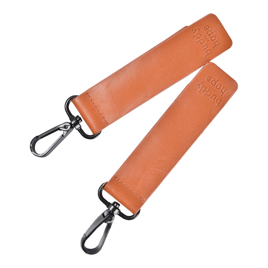 Stroller Hooks Cognac
