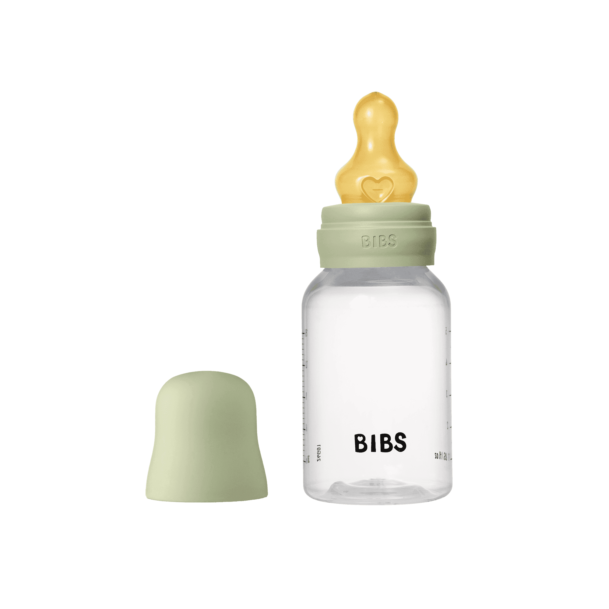 BIBS Slow Flow Latex För Nappflaskor 1-pack 150 Ml Sage