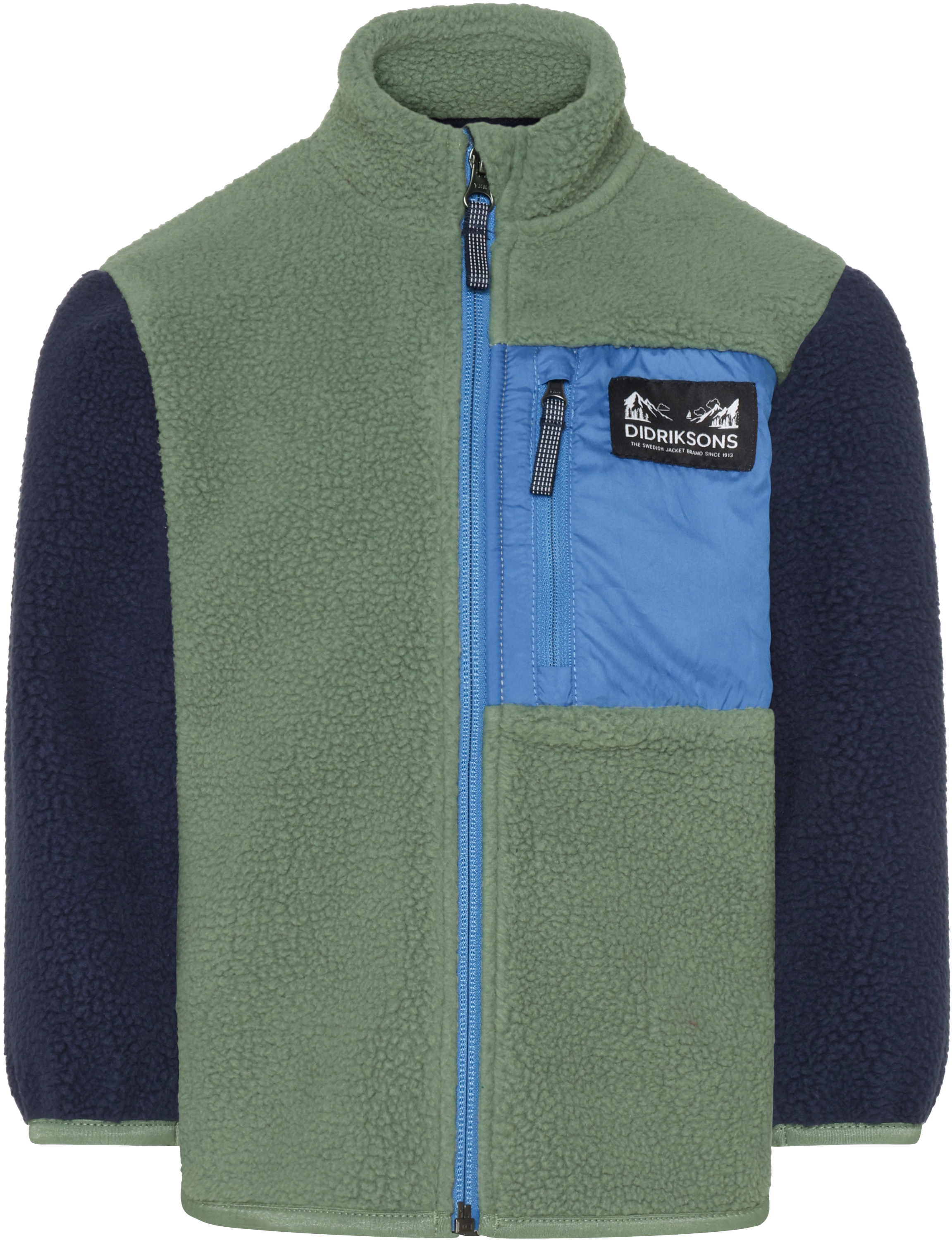 Anten Kids Jumper Med Hel Dragkedja Light Moss
