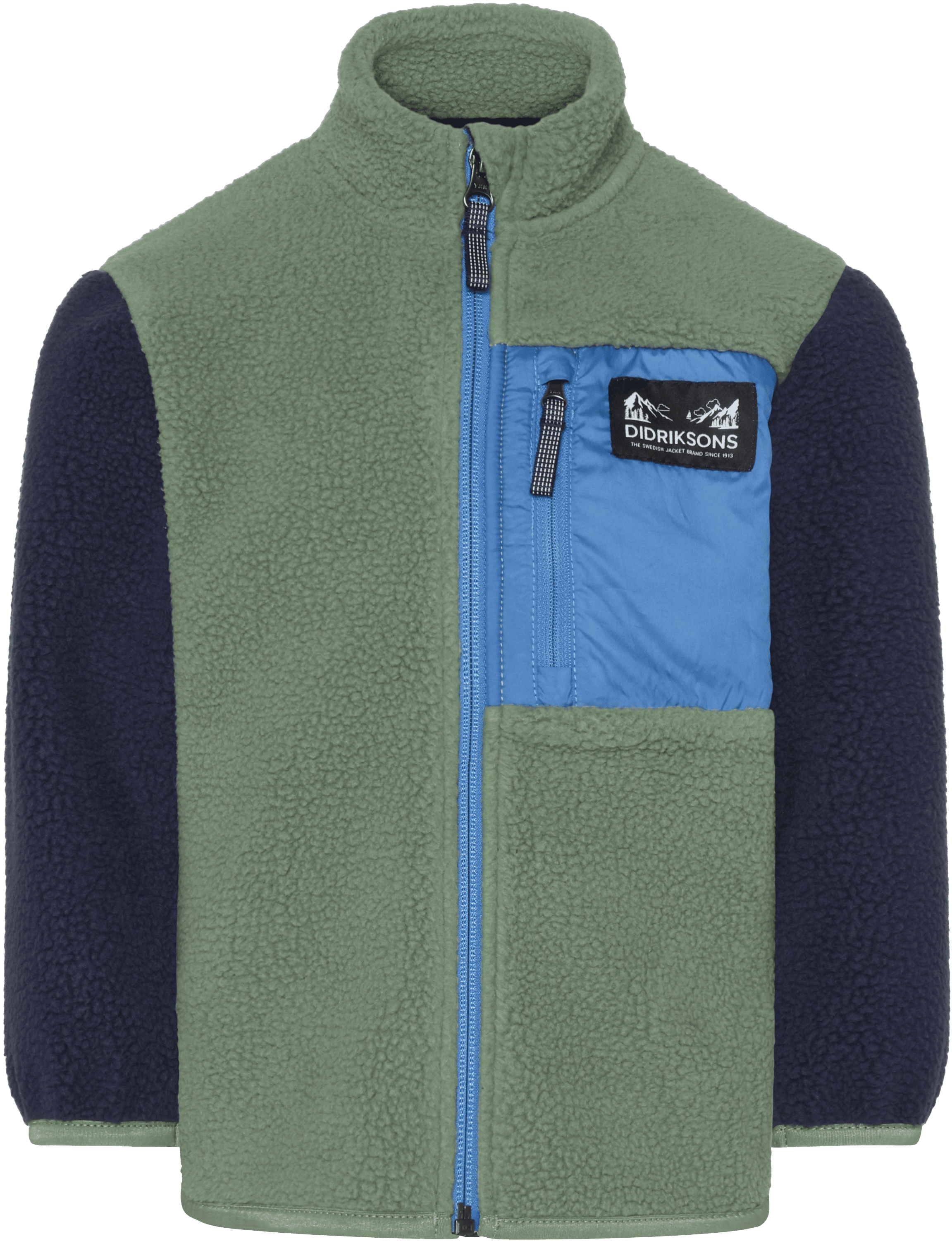 Anten Kids Full-zip Jumper Light Moss
