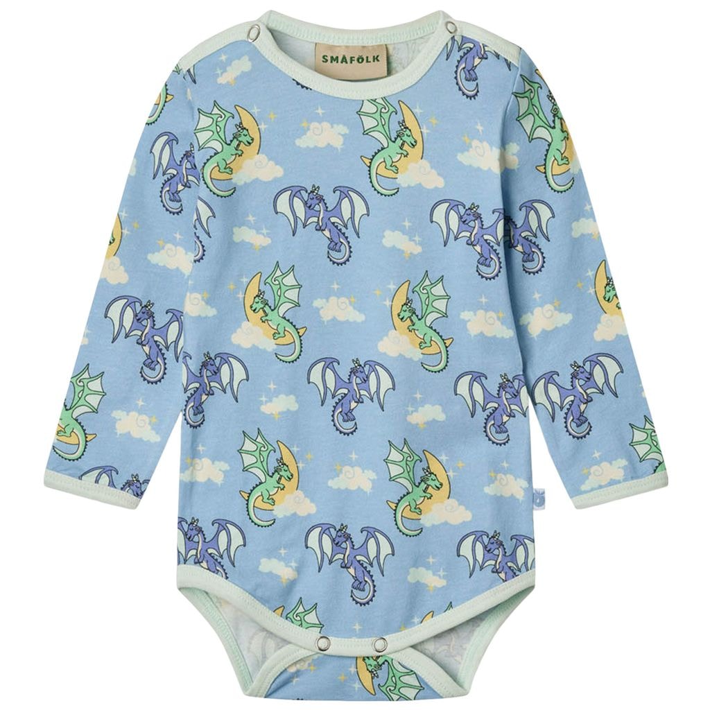 Sleeping Dragons Baby Body Soft Sky