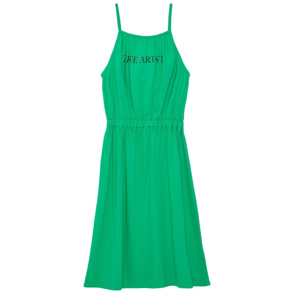 Nº04 Strap Dress Bright Green