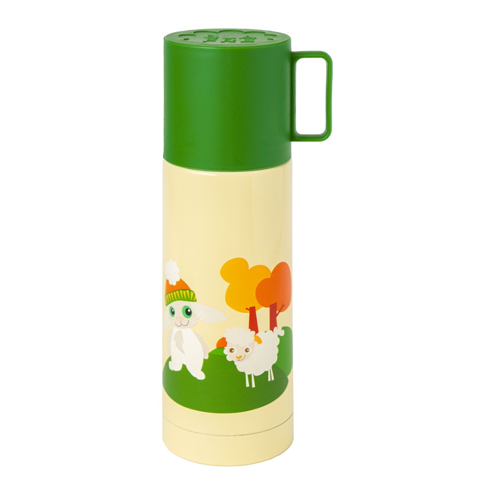 Blafree Vacuum Flask 350 Ml Hiking Bunny Green/yellow 