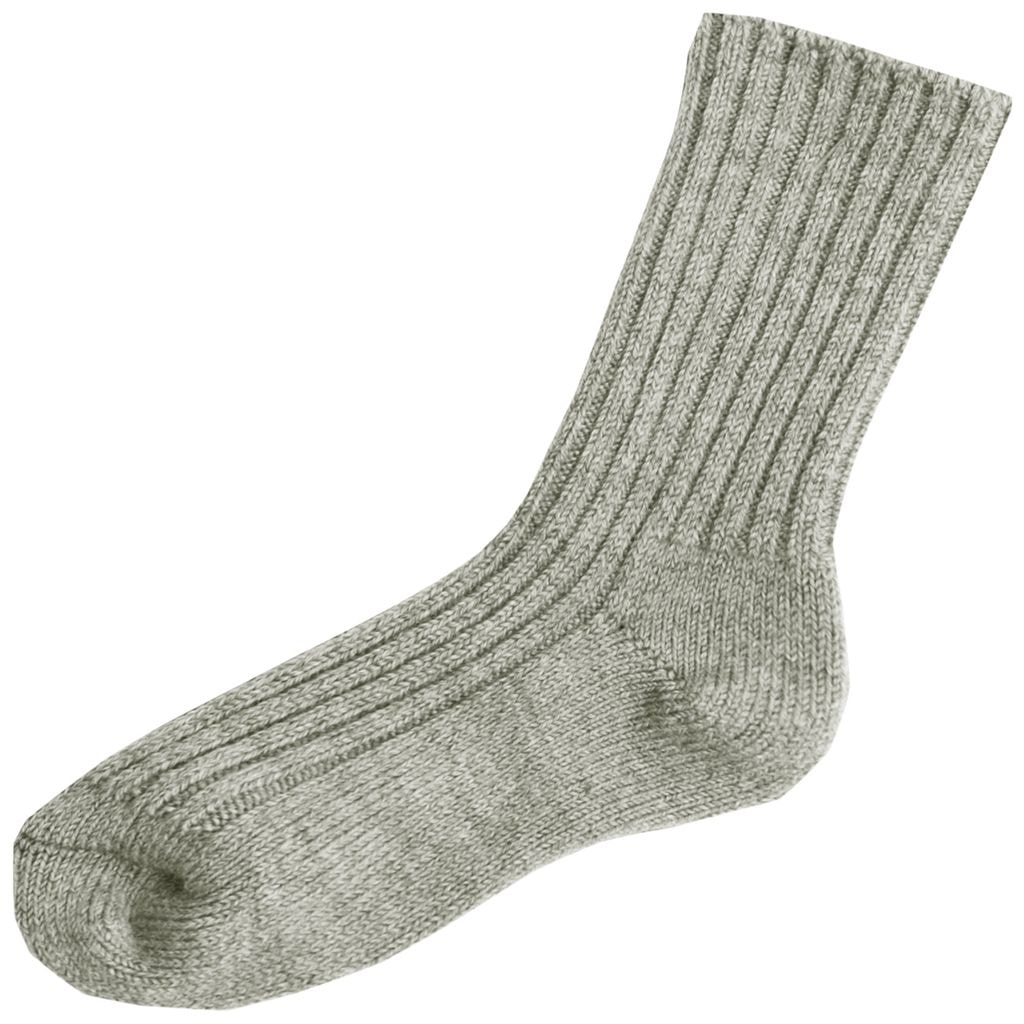 Wool Socks Grey Melan
