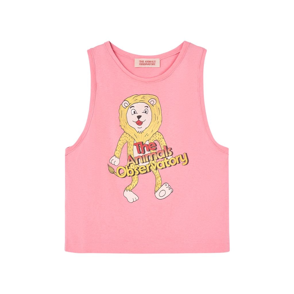 Frog Kid Tank Top Pink