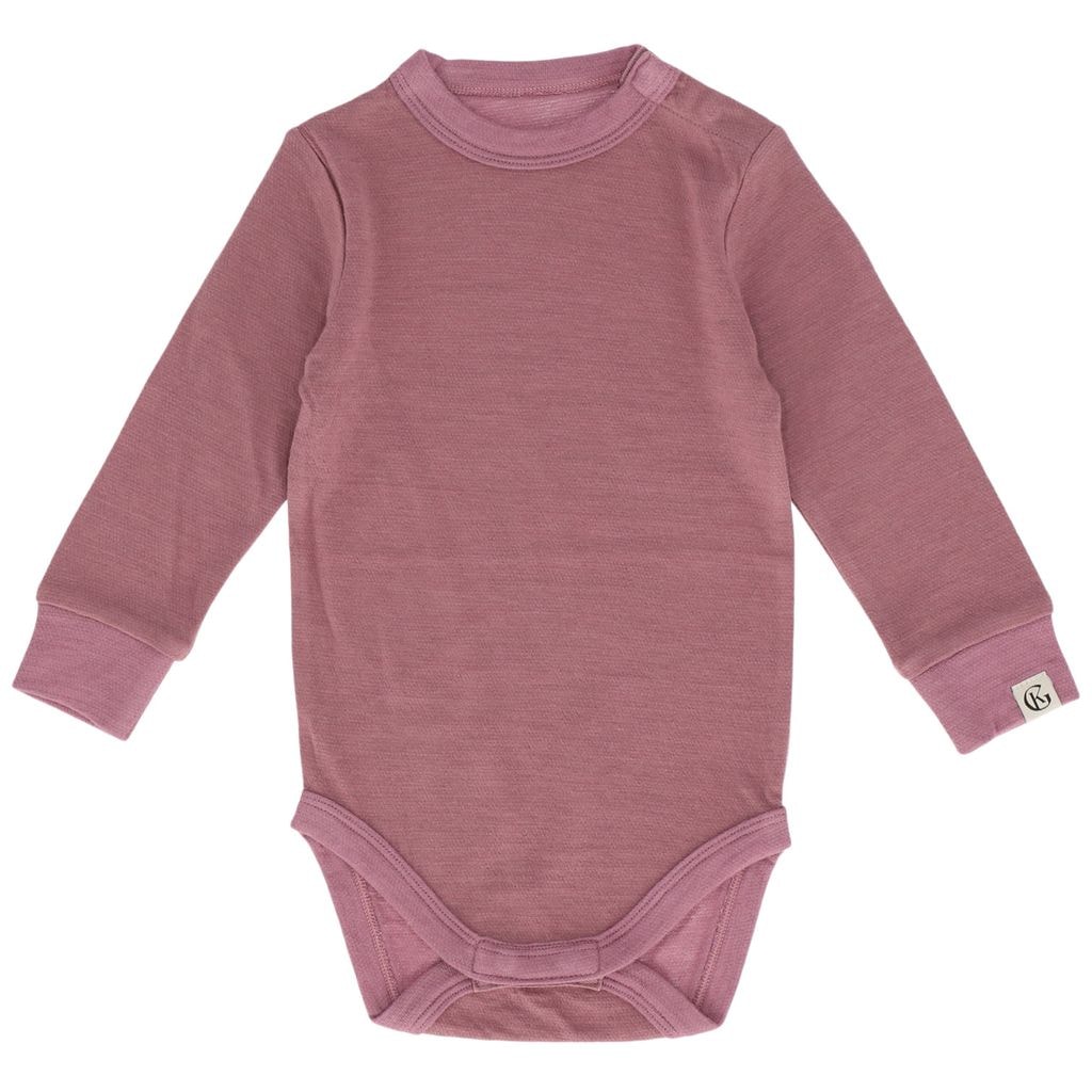 Gullull Wool Baby Body Berry Purple