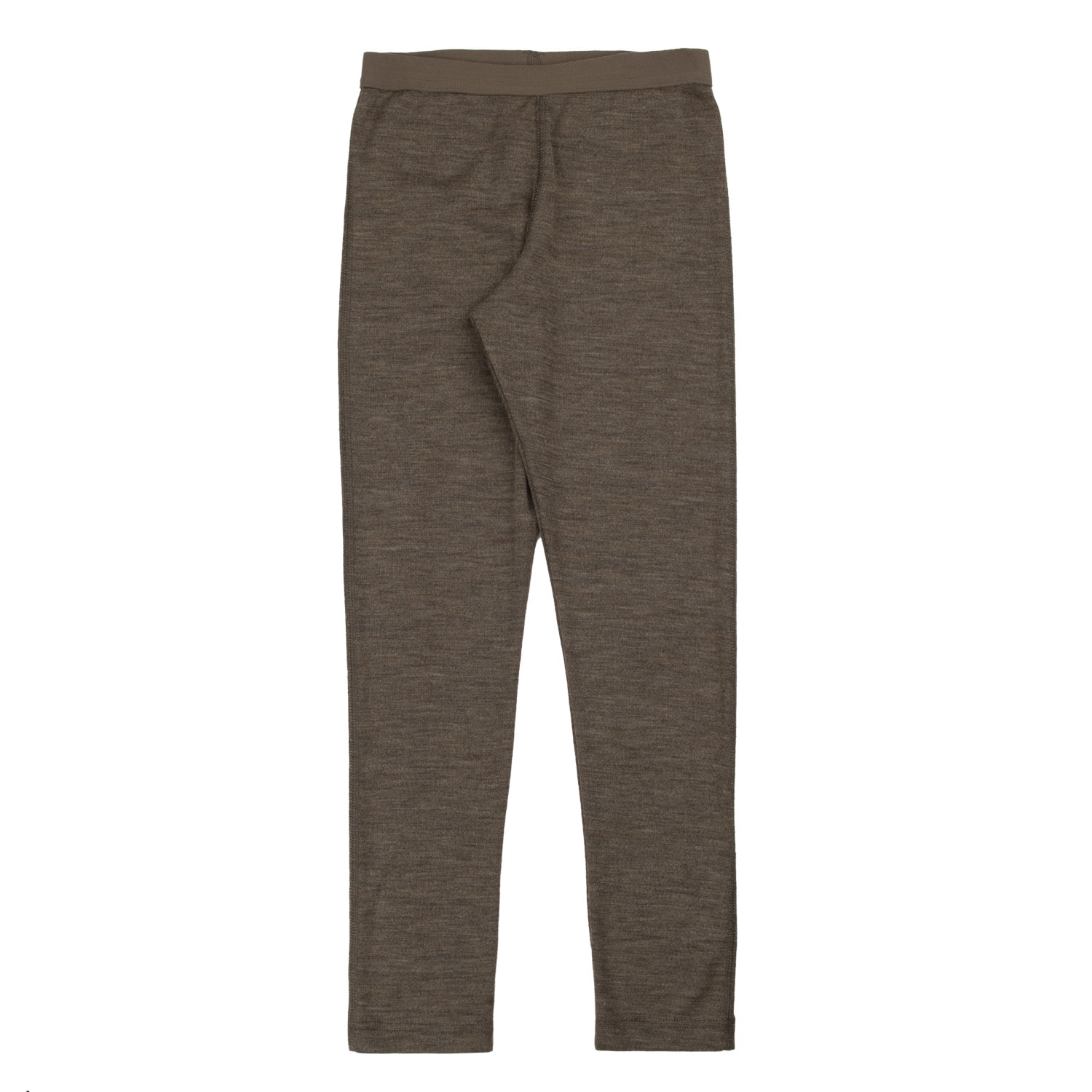 Wool Leggings Brown Melange