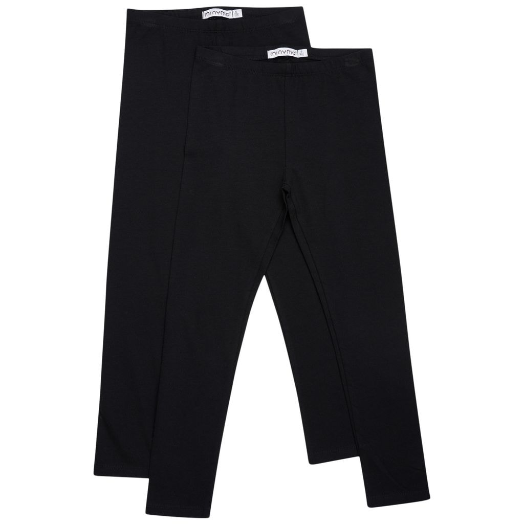Basic 2-Pack Leggings Anthracite Black