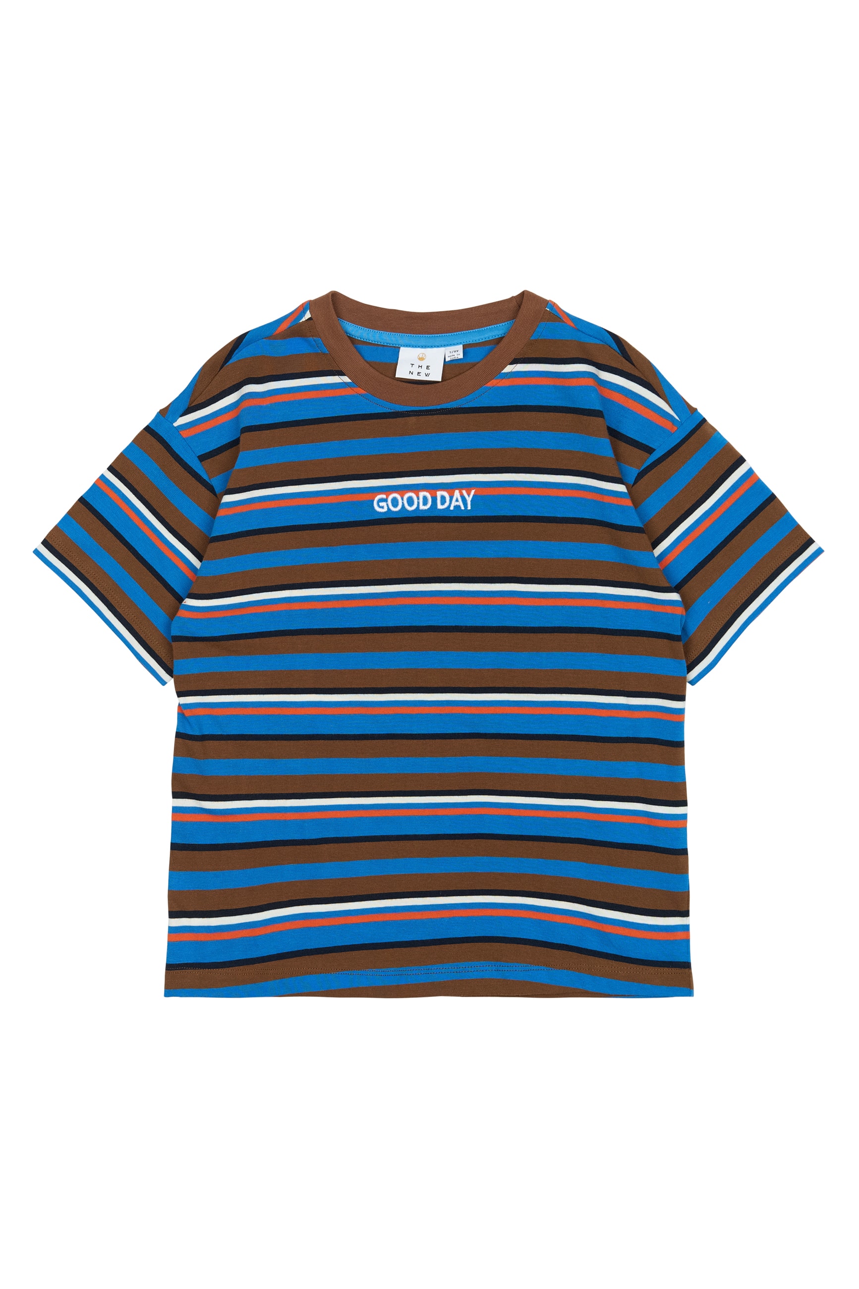 TNPicky OS S_S Tee Toffee Striped