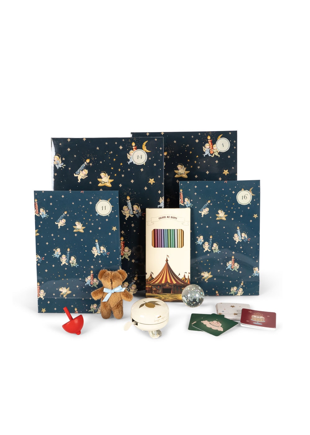 Christmas Calendar With 24 Gifts Blue 
